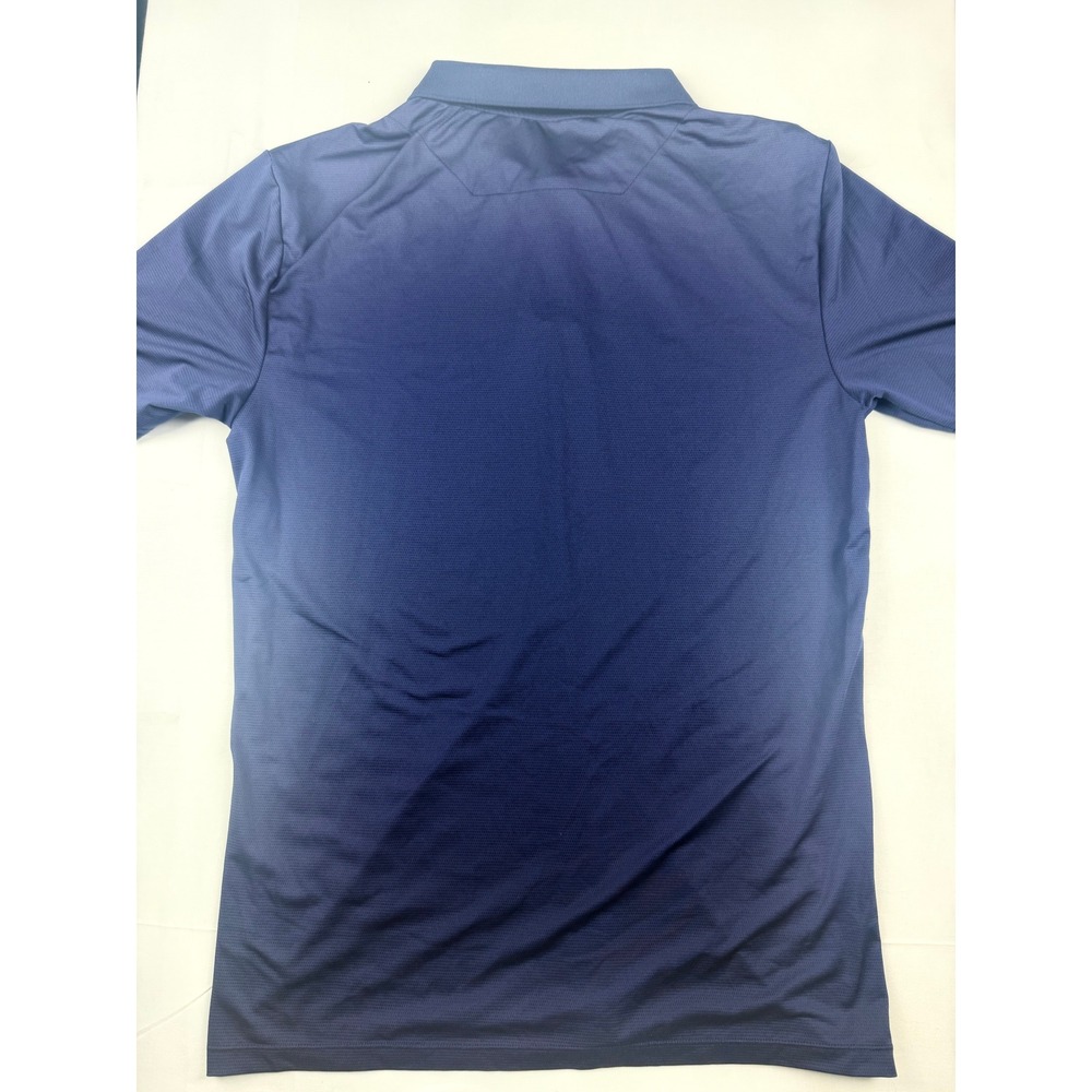 Legends Polo Shirt Large Navy Blue Performance Stretch Short Sleeve Golf Casual - Picture 5 of 5